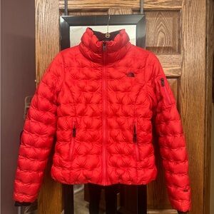 The North Face Red Puffer Jacket